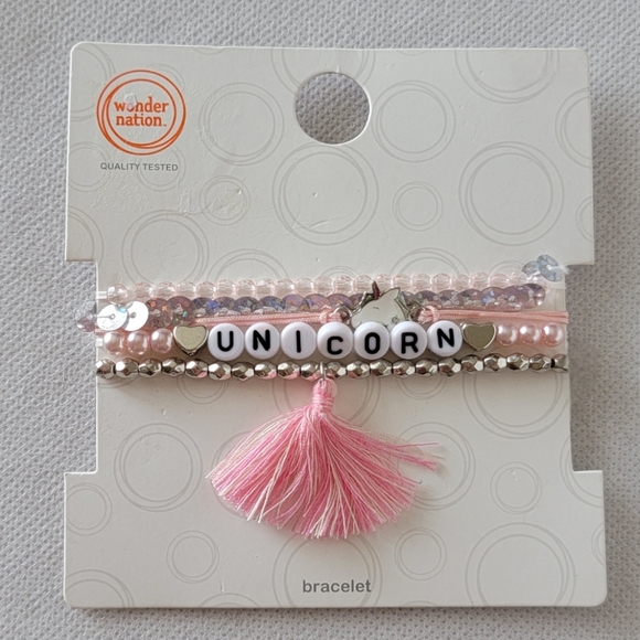 Set of 5 Unicorn Theme Bracelets - Picture 5 of 6